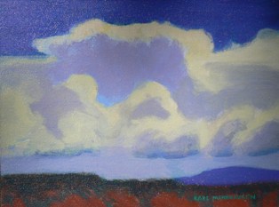 View Over Clarkdale.painting