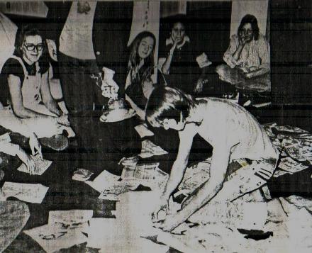 1975.UNL.phone book strip happening at Centennial
              College