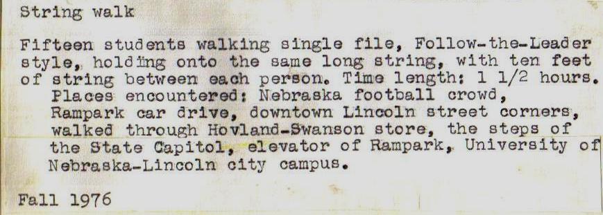1976.UNL.happening.string walk