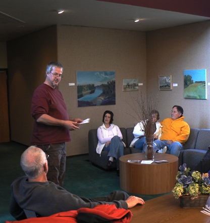Art Talk at Langworthy Gallery in November 2009