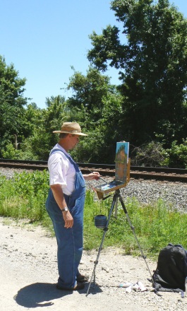 paint out at quarry.june.2008