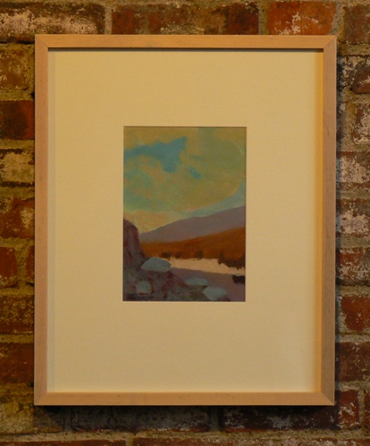 Lone Cow 12 x 9 Framed in Mat
