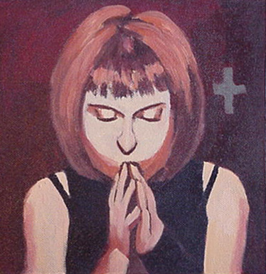 My Sister In Prayer 10 x 10 Acrylic