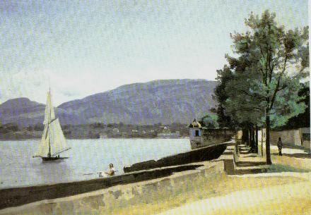Lake of Geneva by Corot