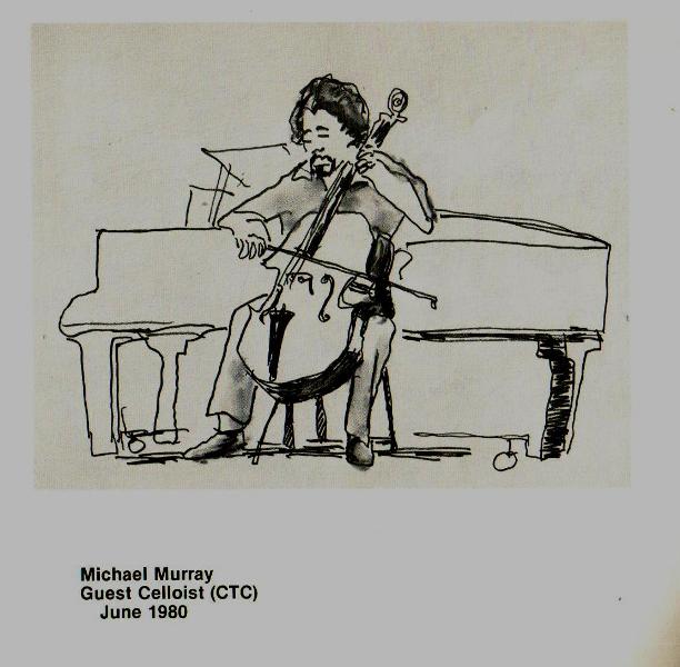 Michael Murray by Karl Marxhausen Ink on paper
