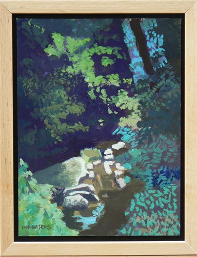 Tenth Street Creek  12 x 9  Framed