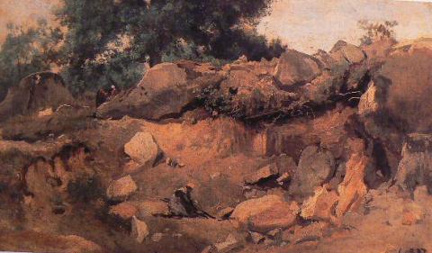 Quarry by Corot