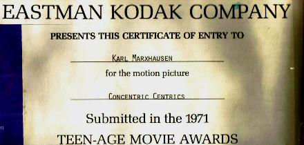 kodak honorable mention award
