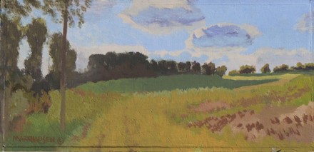 Levee, Looking West by Karl Marxhausen