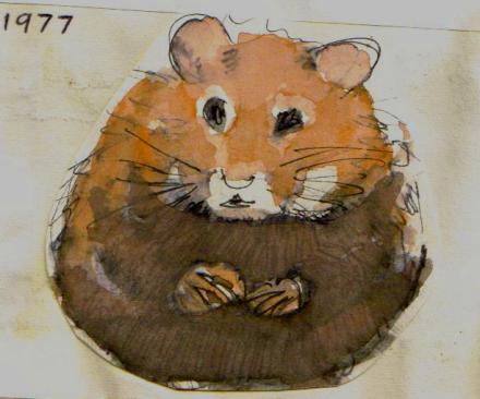 watercolor and ink at age 22