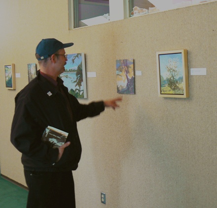 Lincoln resident favors the smaller format as a likely work painted outdoors