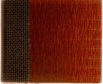 Hand-bound cloth cover by R.P. Marxhausen 1963